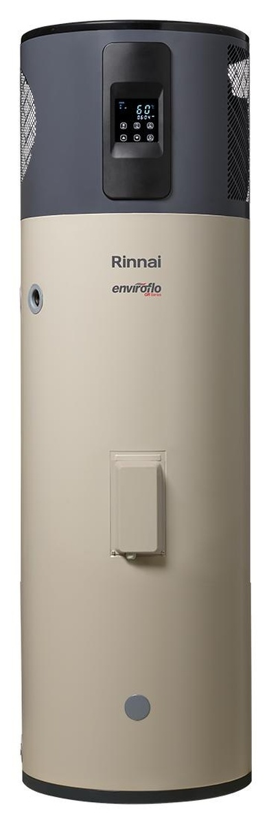 Rinnai Enviroflo 265L integrated heat pump hot water cylinder